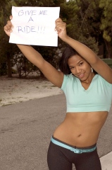 teen hitch hiker